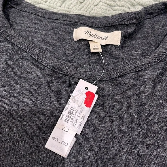 Madewell Women's Highpoint Dolman-sleeve Popover Mc253 Tee Shirt Size XS - Picture 3 of 9